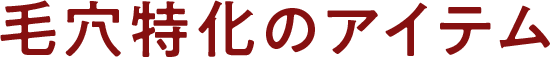 毛穴特化のアイテムも試しているけど…
