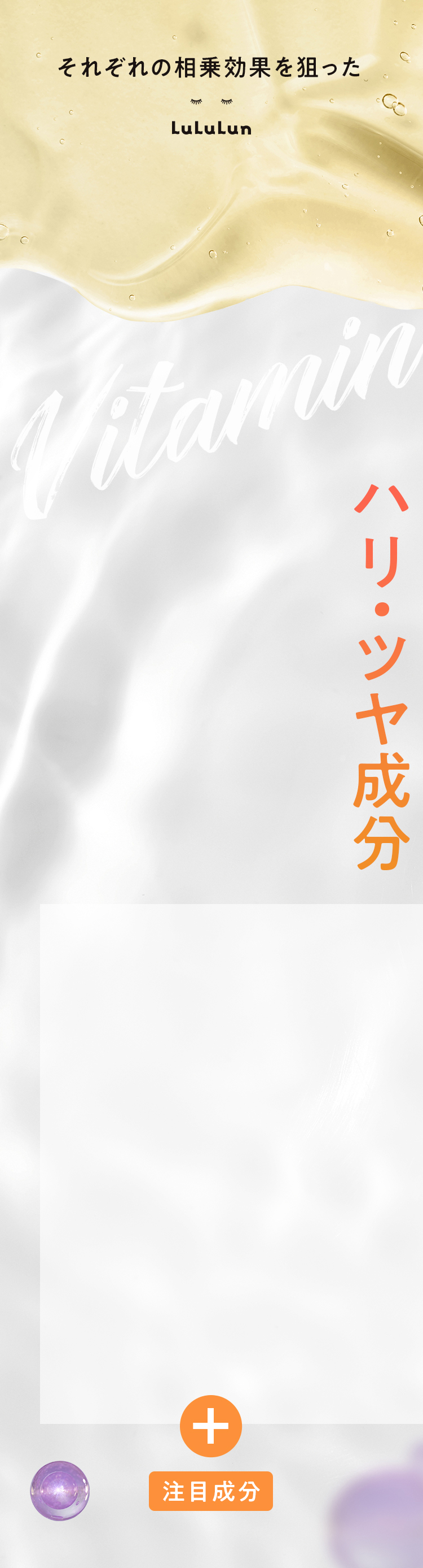 それぞれの相乗効果を狙った