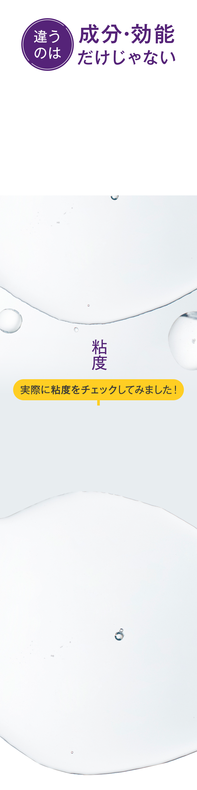 違うのは成分・効能だけじゃない