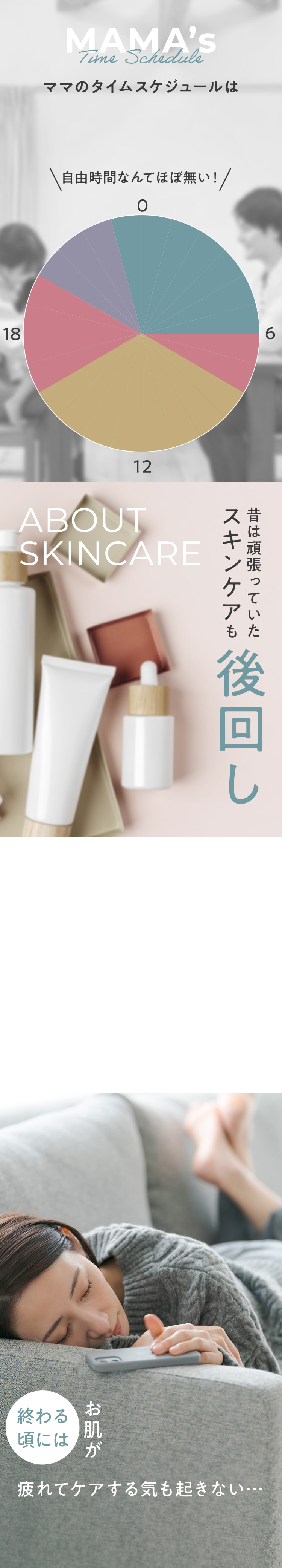 ママのタイムスケジュールは家族中心