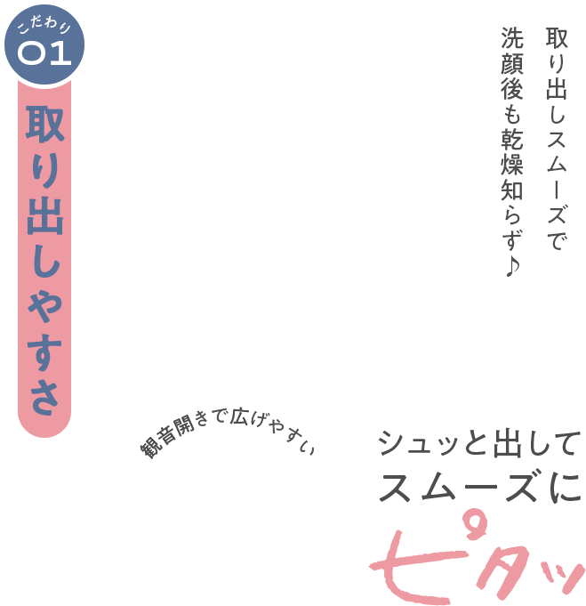 取り出しやすさ