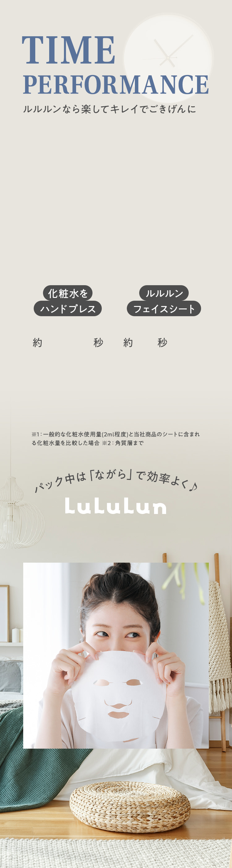 ルルルンなら楽してキレイでごきげんに