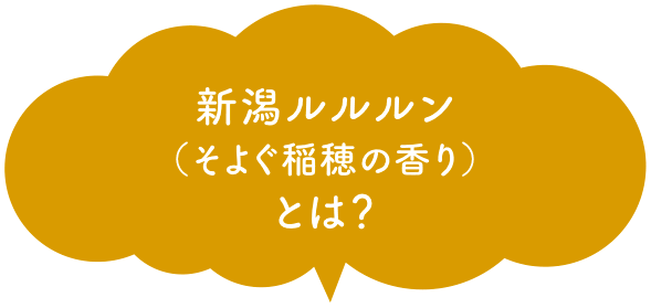 新潟ルルルン（そよぐ稲穂の香り）とは？