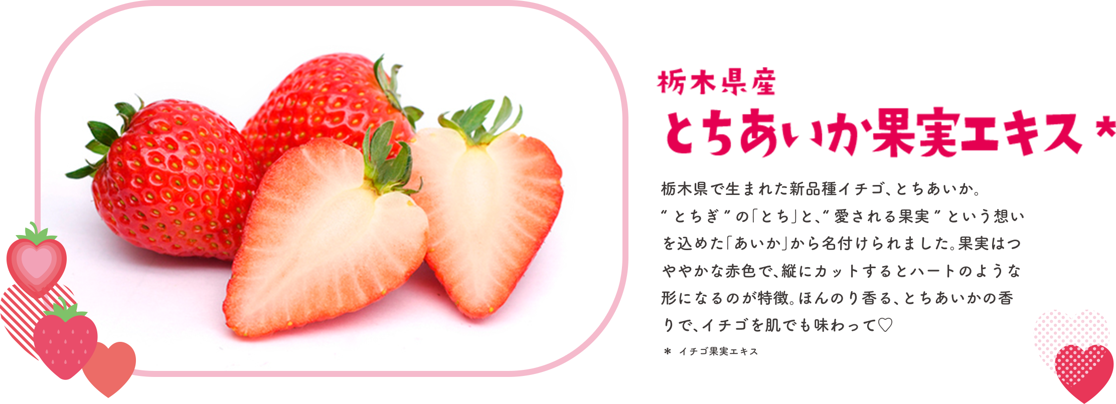 栃木県産とちあいか果実エキス